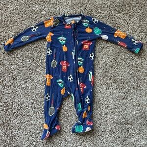 Angel Dear 2-Way Zip Pajamas Christmas Baby 0-3M Footies